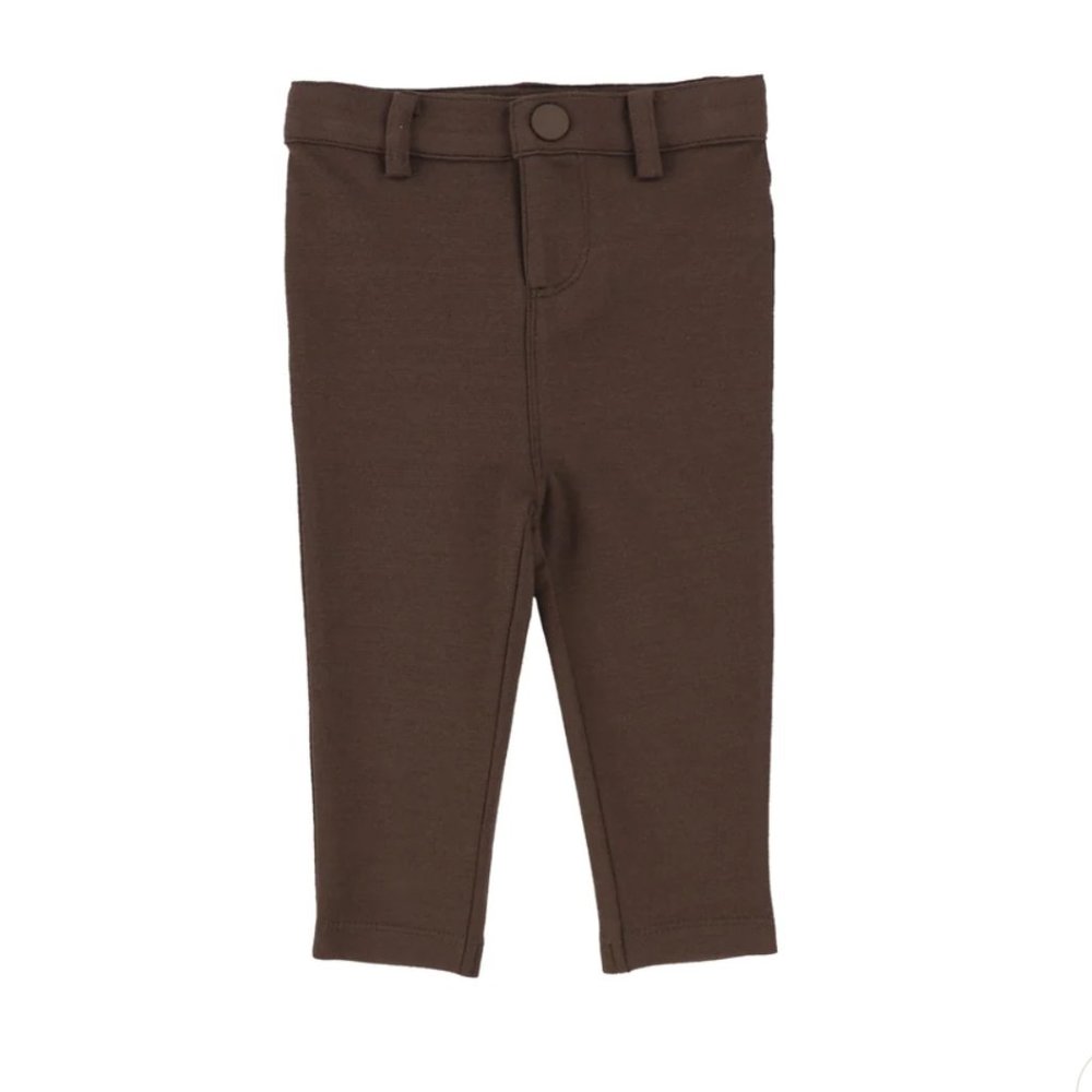 LIL LEGS classic knit brown pants